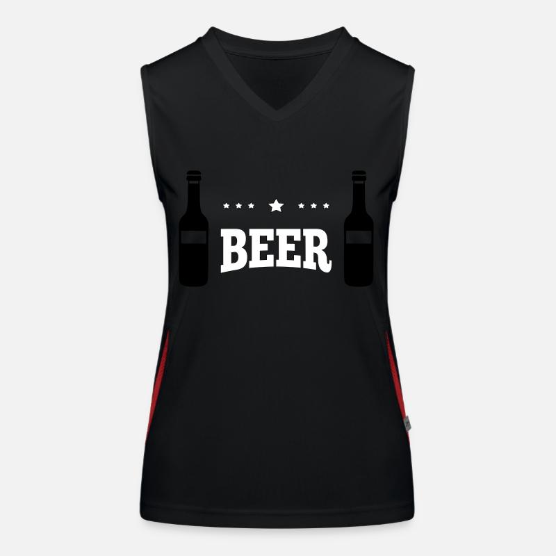 Beer Women's Functional Contrast Tank Top