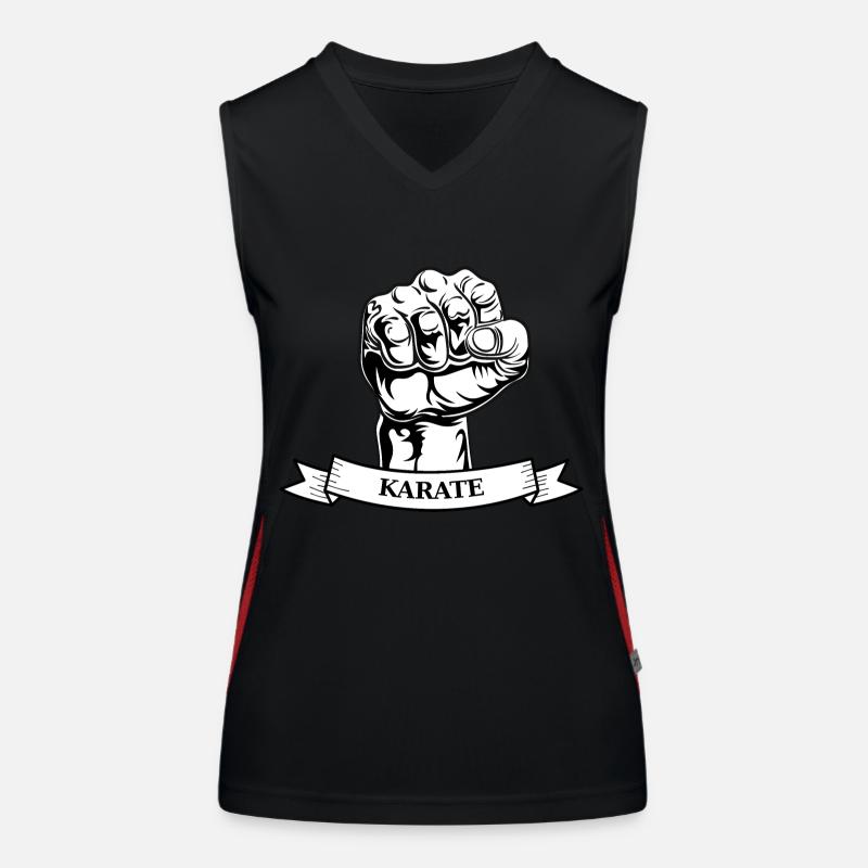 Karaté Débardeur respirant contrasté Femme