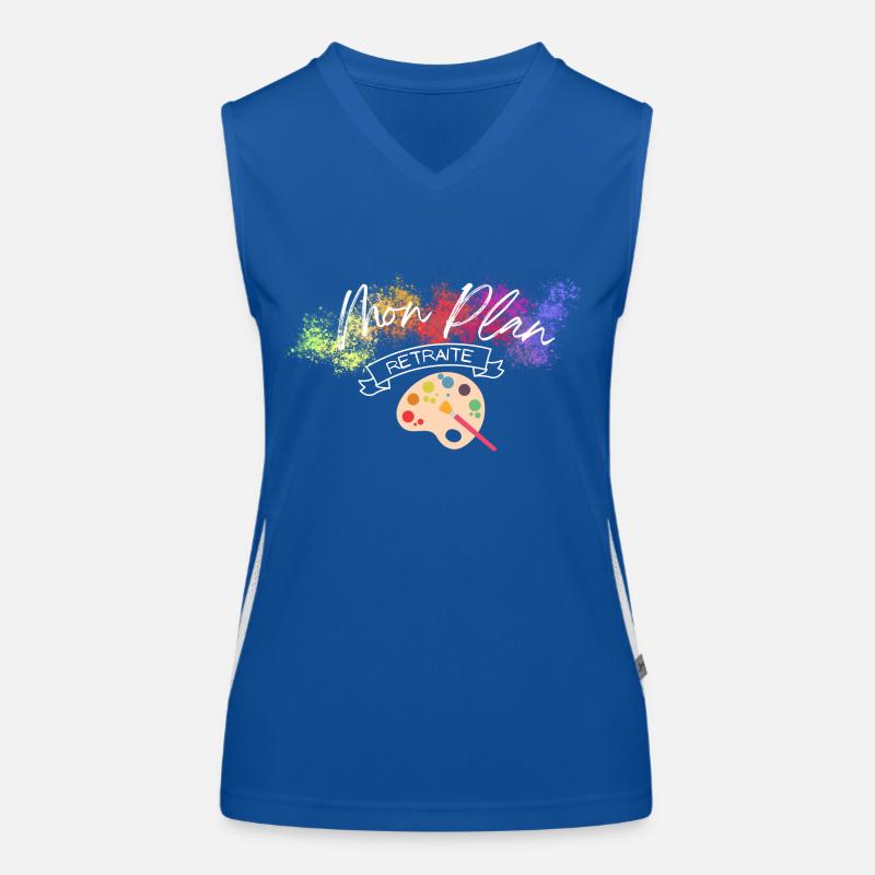 Mon plan retraite peinture Débardeur respirant contrasté Femme