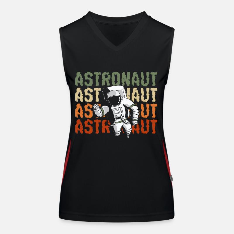 Space Shuttle Rocket Women's Functional Contrast Tank Top