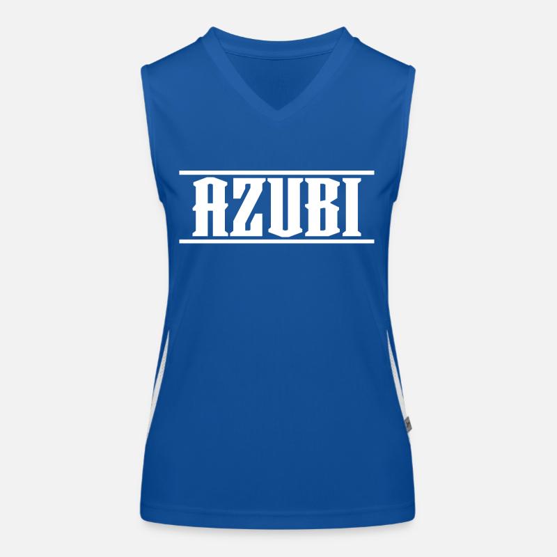 AZUBI Black Tshirt Funktionelles Kontrast-Tank Top für Frauen