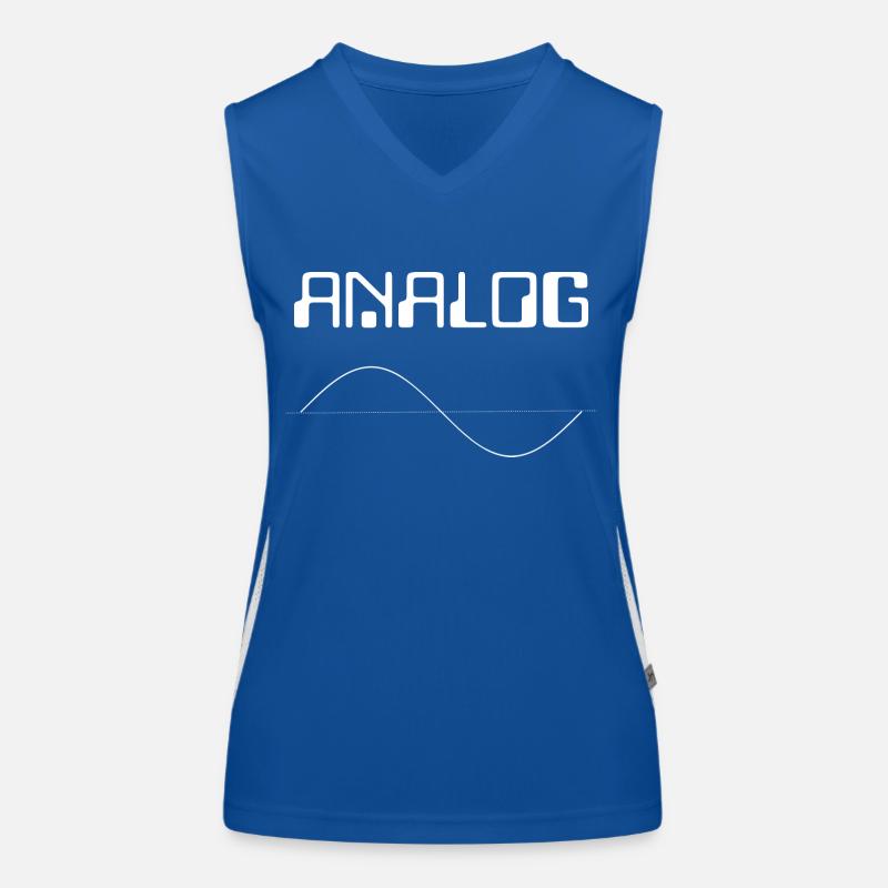Analog Funktionelles Kontrast-Tank Top für Frauen