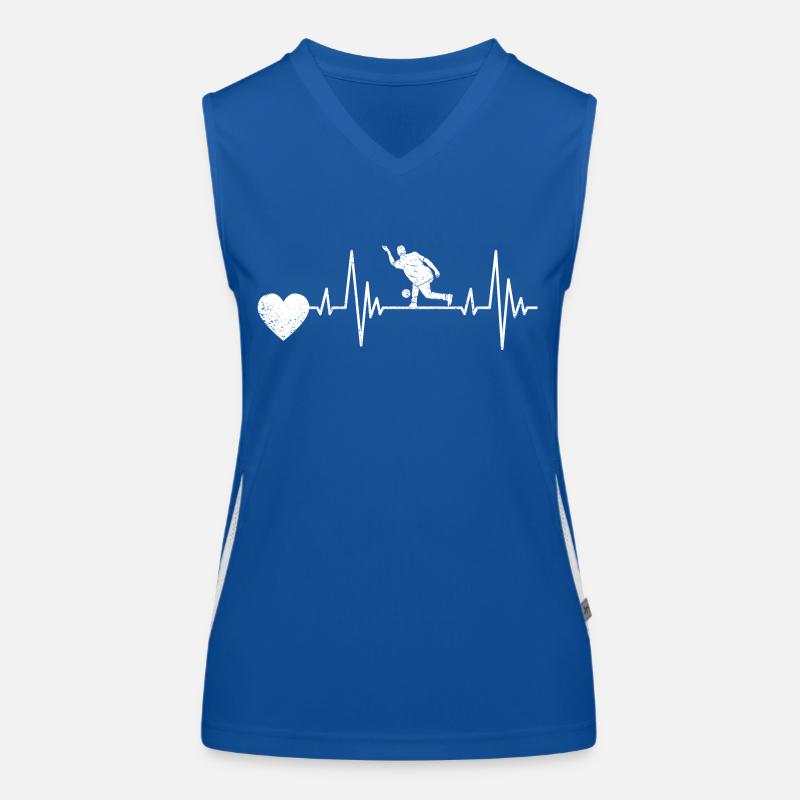 Bowling Cadeau Boule de bowling Cône Bowling bowling Débardeur respirant contrasté Femme