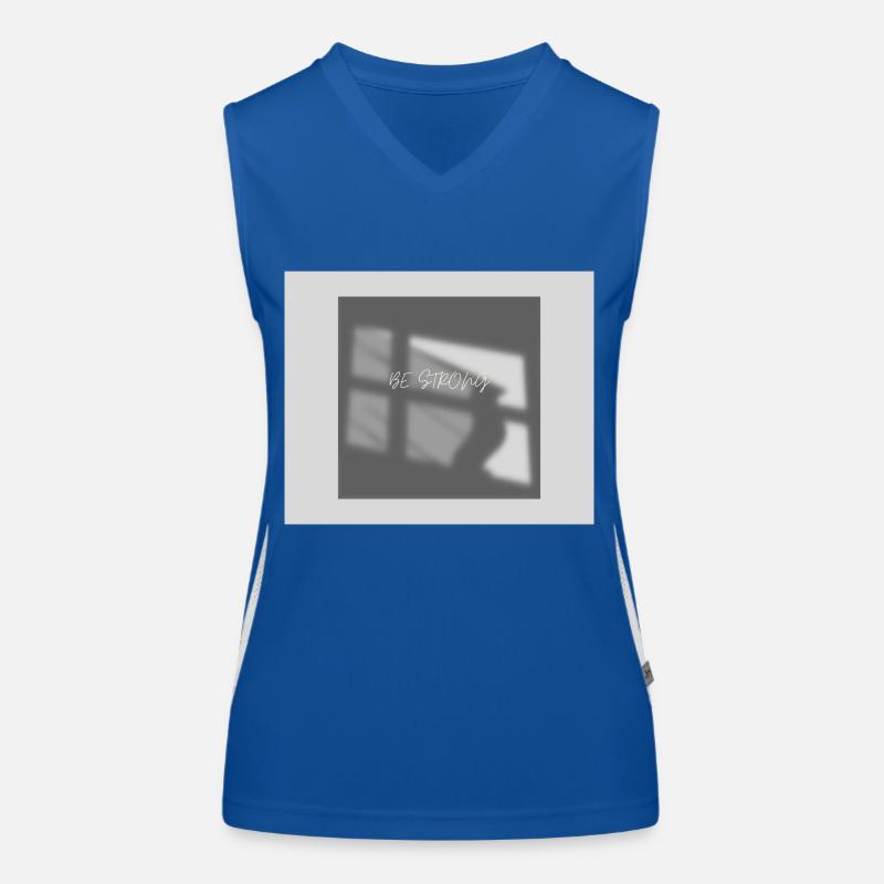 BE STRONG Funktionelles Kontrast-Tank Top für Frauen