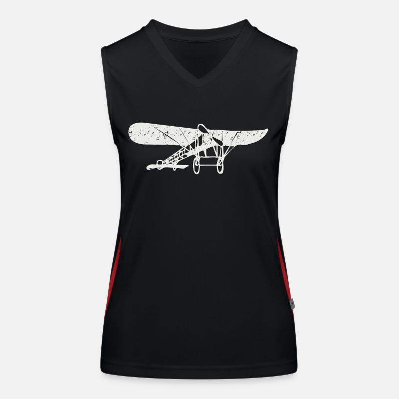Airplane Funktionelles Kontrast-Tank Top für Frauen