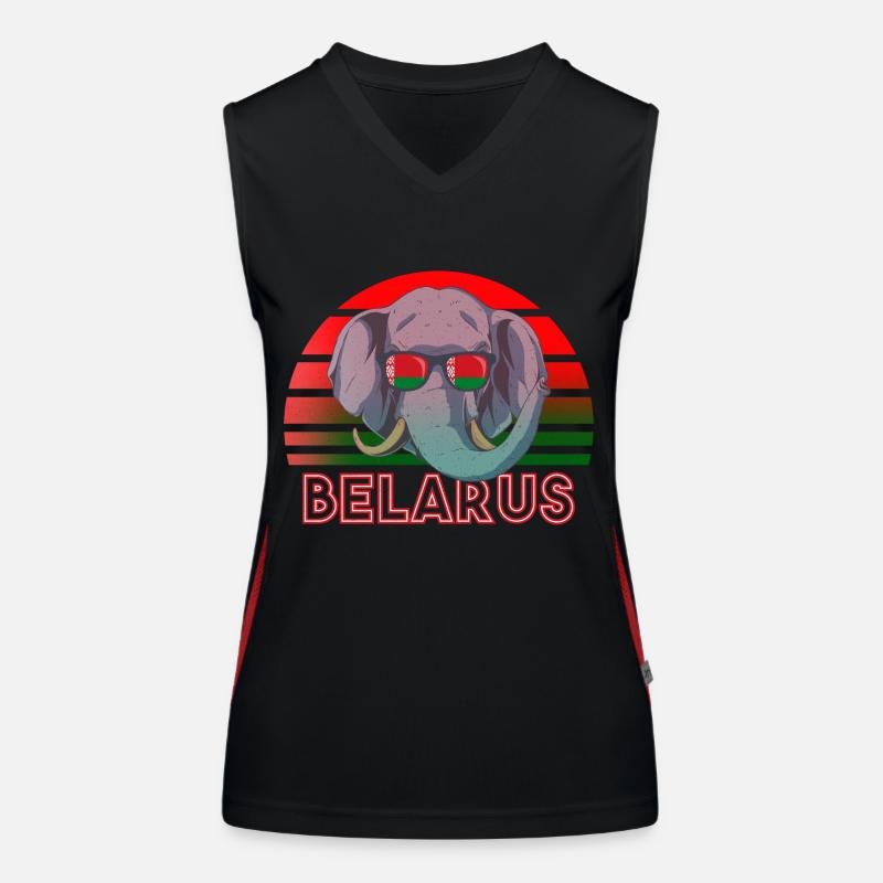 Biélorussie Débardeur respirant contrasté Femme