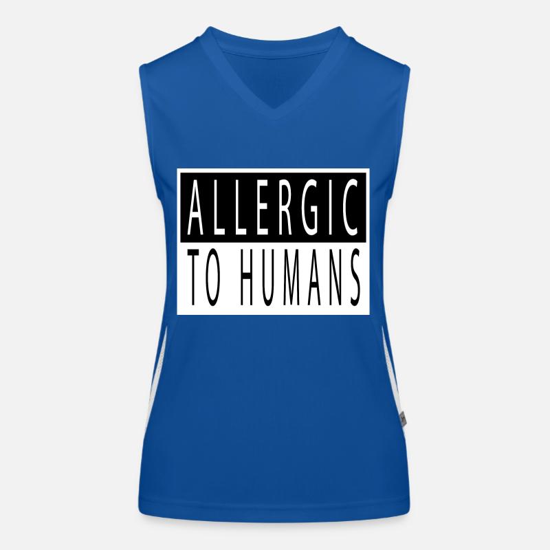 quote aesthetic scifi alien i don't speak human Women's Functional Contrast Tank Top