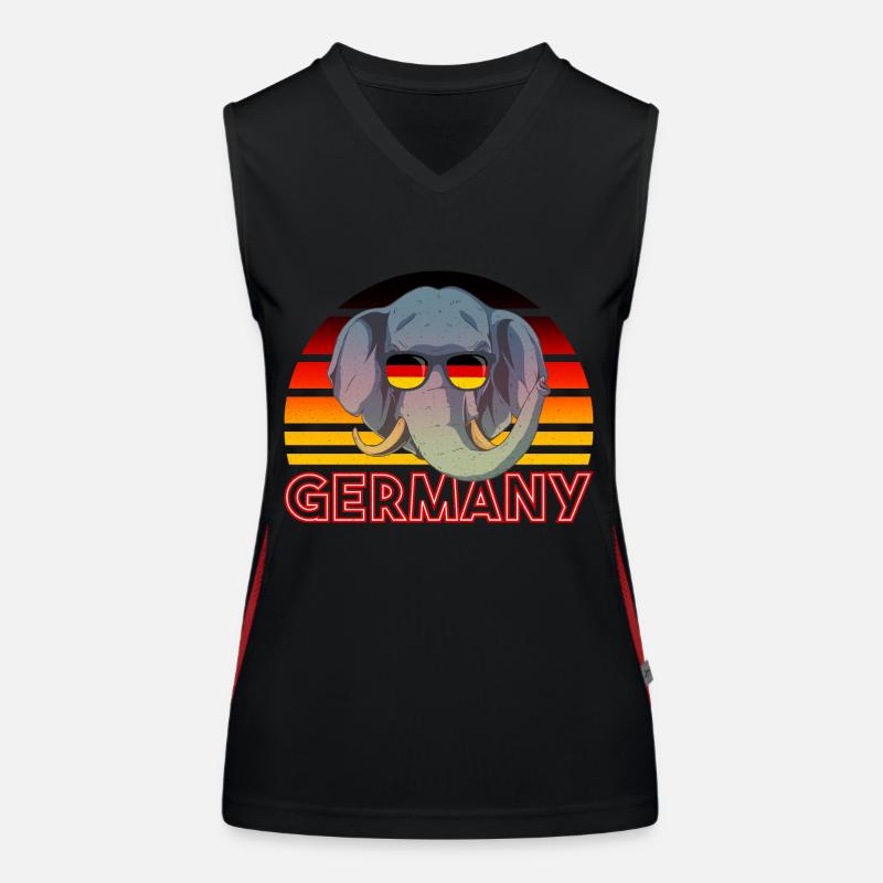 Deutschland Funktionelles Kontrast-Tank Top für Frauen