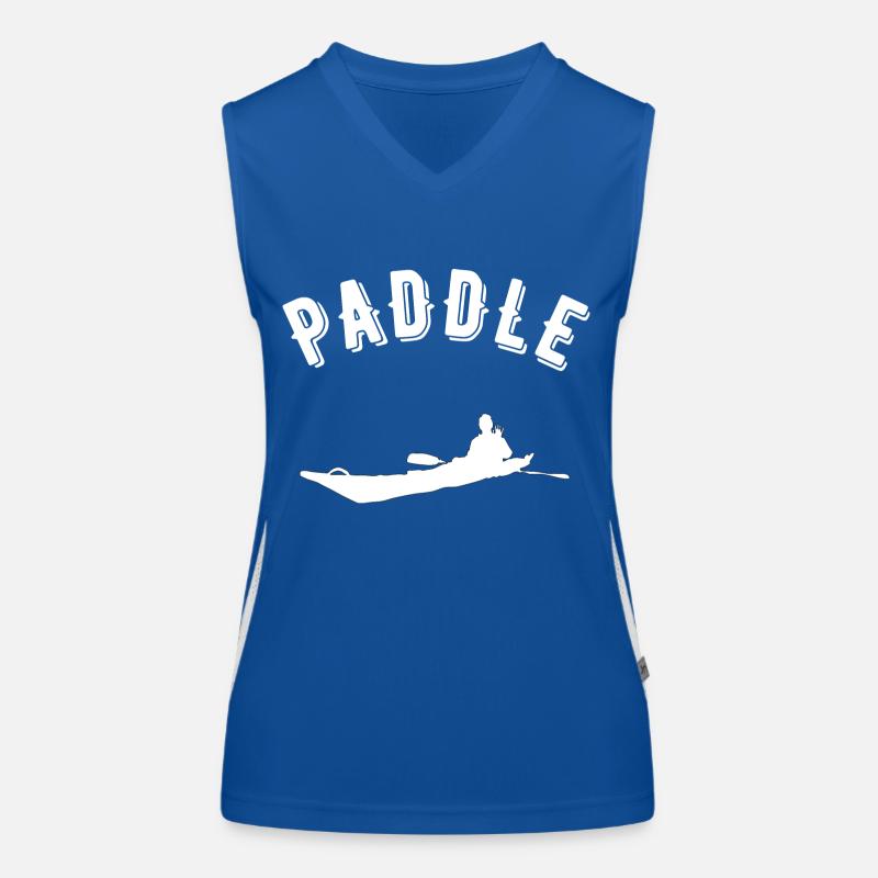 Paddel Funktionelles Kontrast-Tank Top für Frauen