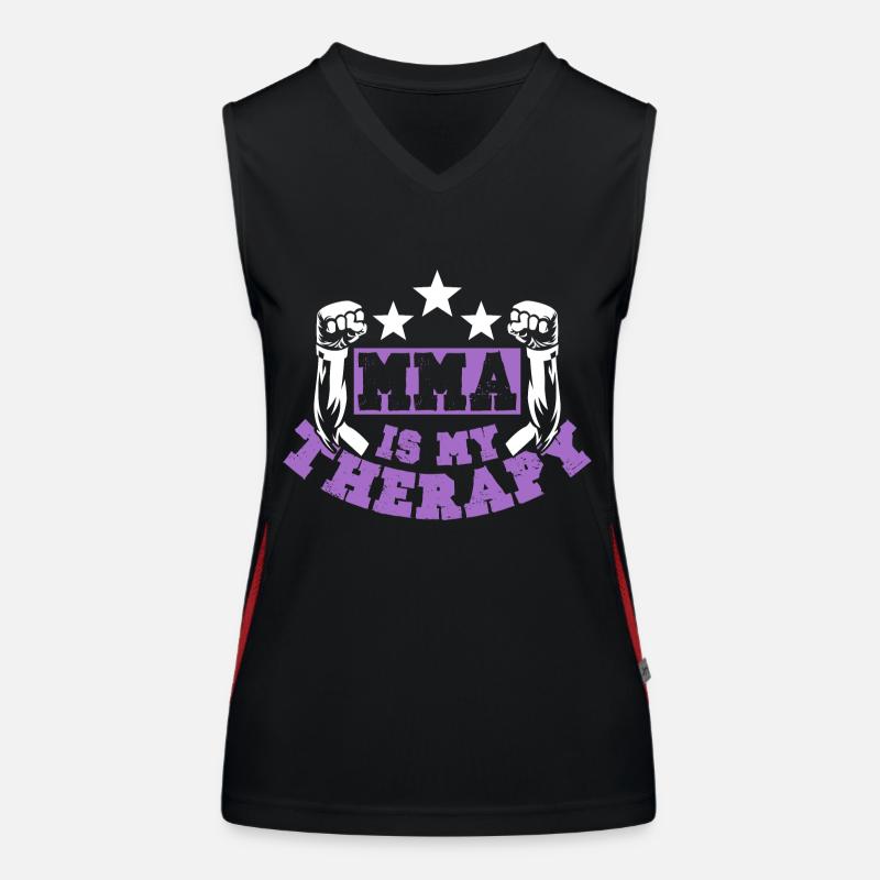 mma therapy Funktionelles Kontrast-Tank Top für Frauen