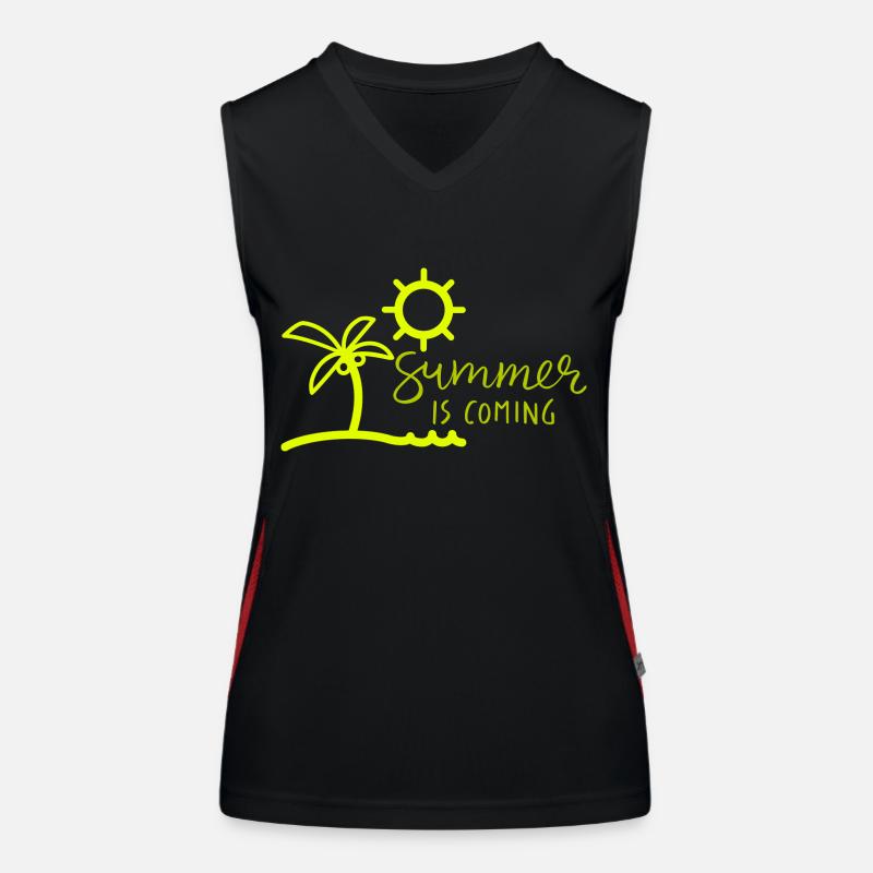 Sommer kommt Funktionelles Kontrast-Tank Top für Frauen