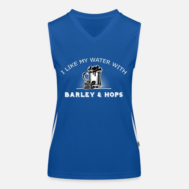 Bier Wein Whiskey Schnaps Alkohol Funktionelles Kontrast-Tank Top für Frauen