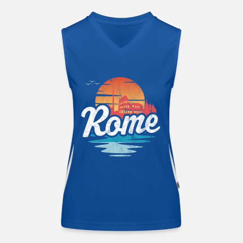 Rom Funktionelles Kontrast-Tank Top für Frauen