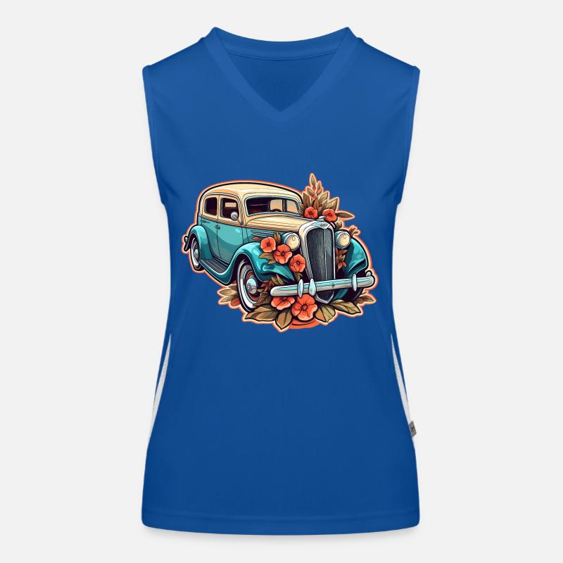 Blumenauto Funktionelles Kontrast-Tank Top für Frauen