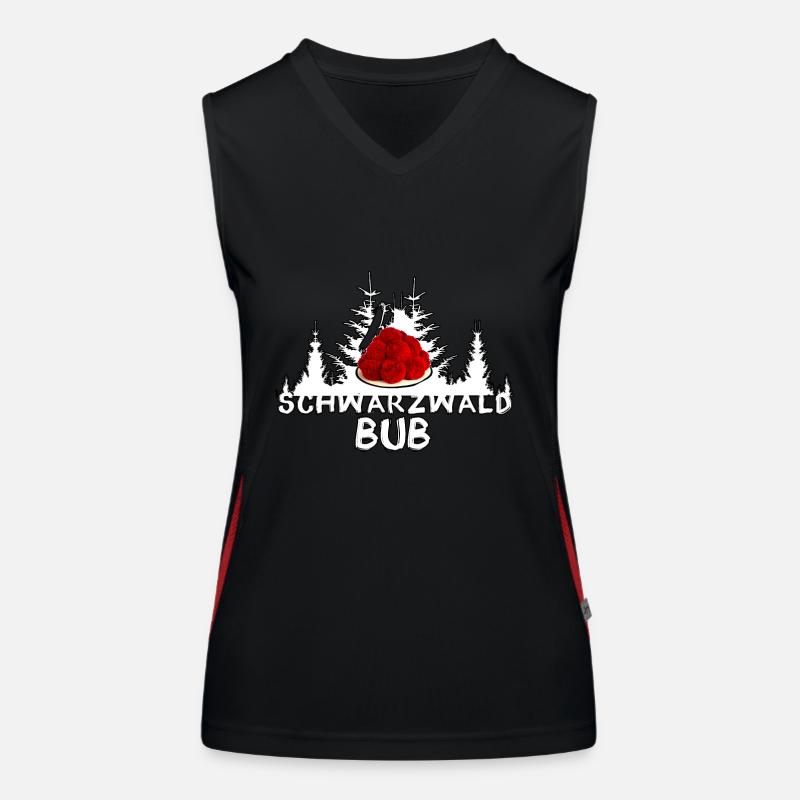 Bub ,schwarzwald ,Jäger,wald,schwarzwald bub Funktionelles Kontrast-Tank Top für Frauen