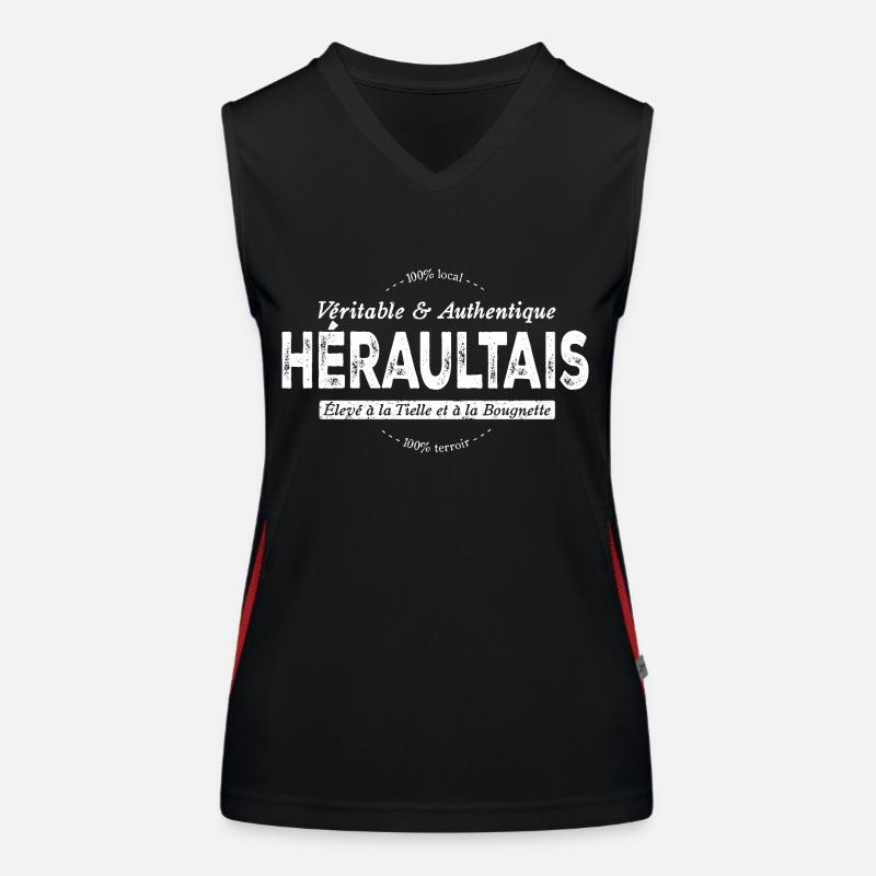 Héraultais de l'Hérault Débardeur respirant contrasté Femme