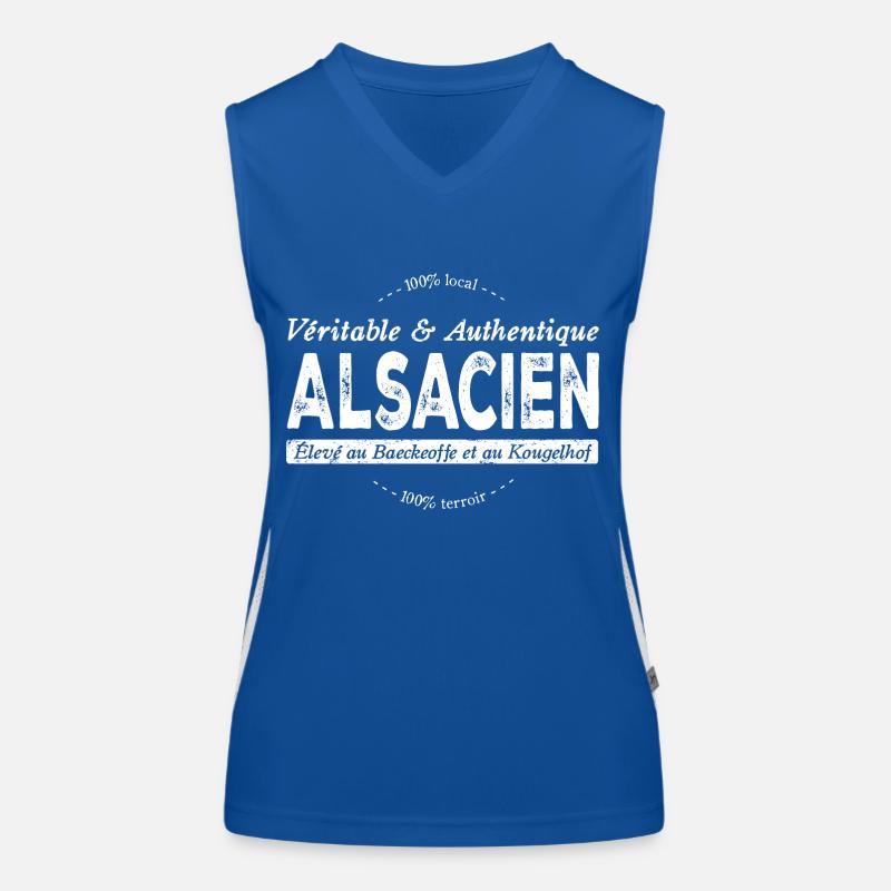 Alsacien d'Alsace Débardeur respirant contrasté Femme