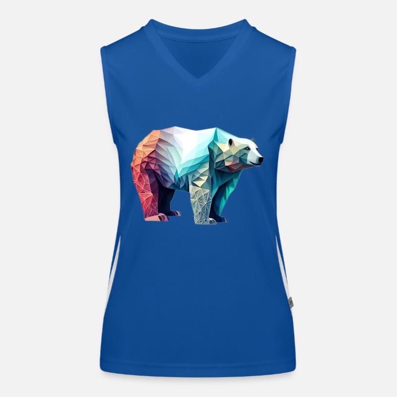 Eisbär Funktionelles Kontrast-Tank Top für Frauen