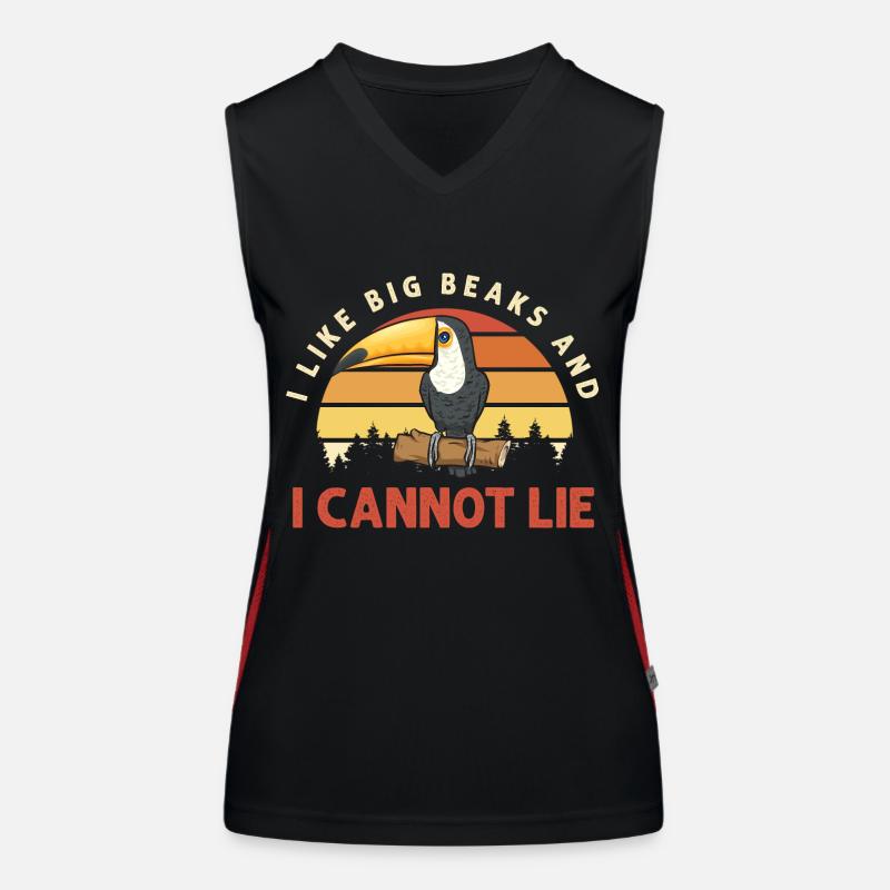 Toucan Bird Rainforest Women's Functional Contrast Tank Top