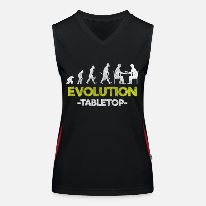 Tabletop Game Night Winner Women's Functional Contrast Tank Top