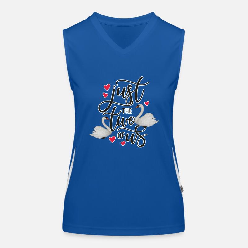 JUSTE CYGNE Débardeur respirant contrasté Femme