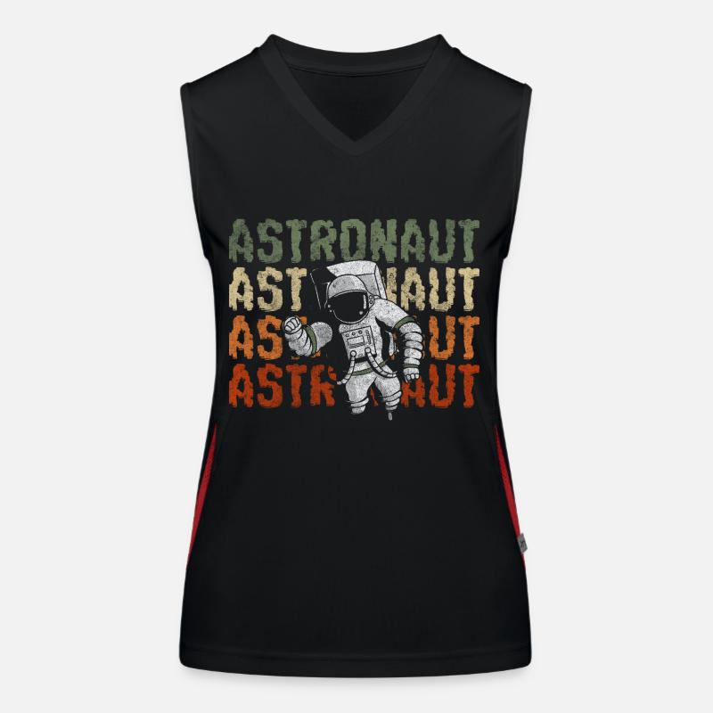Space Space Cosmonaut Women's Functional Contrast Tank Top
