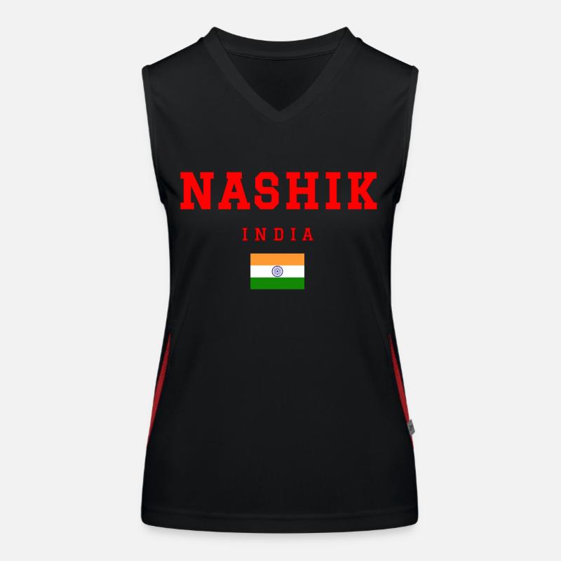 Nashik, Inde Débardeur respirant contrasté Femme
