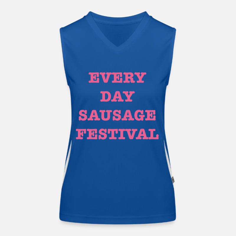 EveryDaySausageFestPink Women's Functional Contrast Tank Top