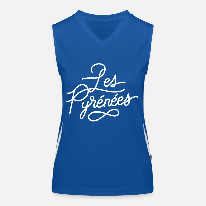 Les Pyrénées Débardeur respirant contrasté Femme