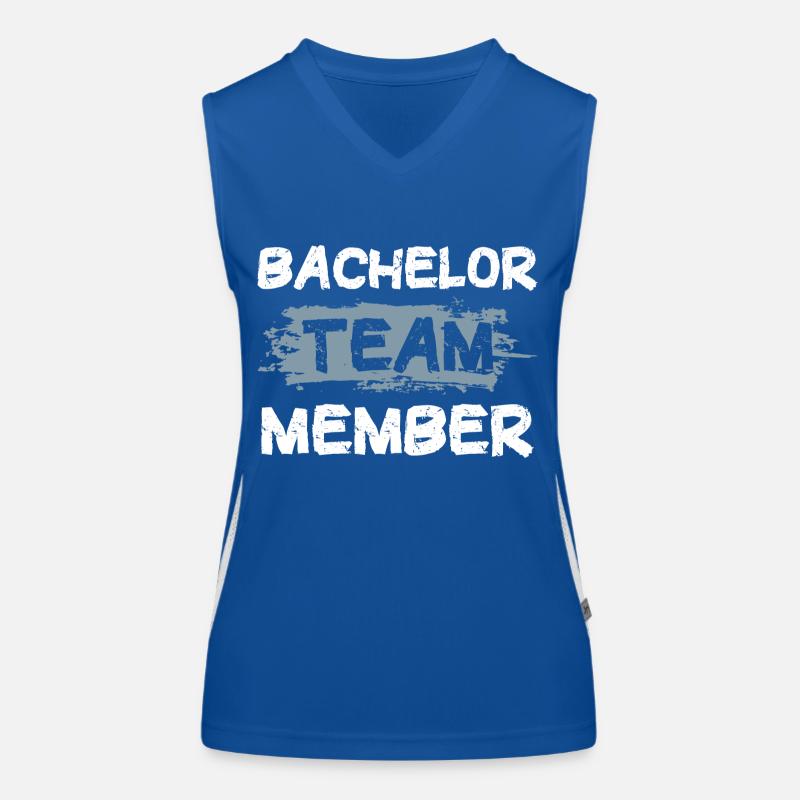 Bachelor Team Funktionelles Kontrast-Tank Top für Frauen