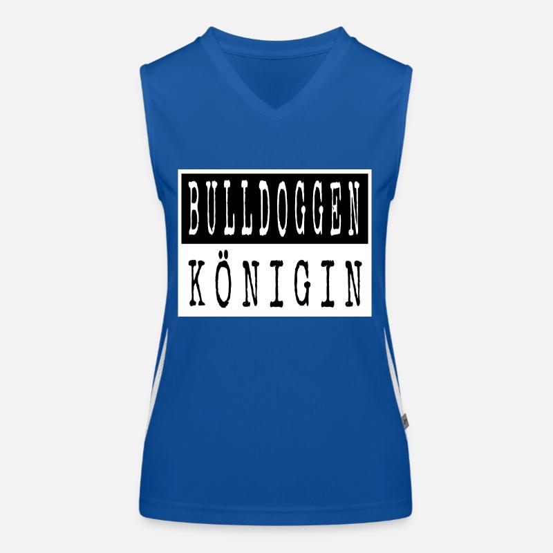zitat spruch geschenk bluthund hundefreund humor Funktionelles Kontrast-Tank Top für Frauen