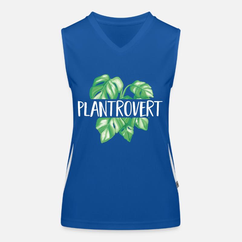 Monstera Deliciosa Albo Plante d’intérieur botanique Débardeur respirant contrasté Femme
