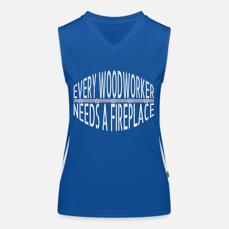 construction carpenter statement Funktionelles Kontrast-Tank Top für Frauen