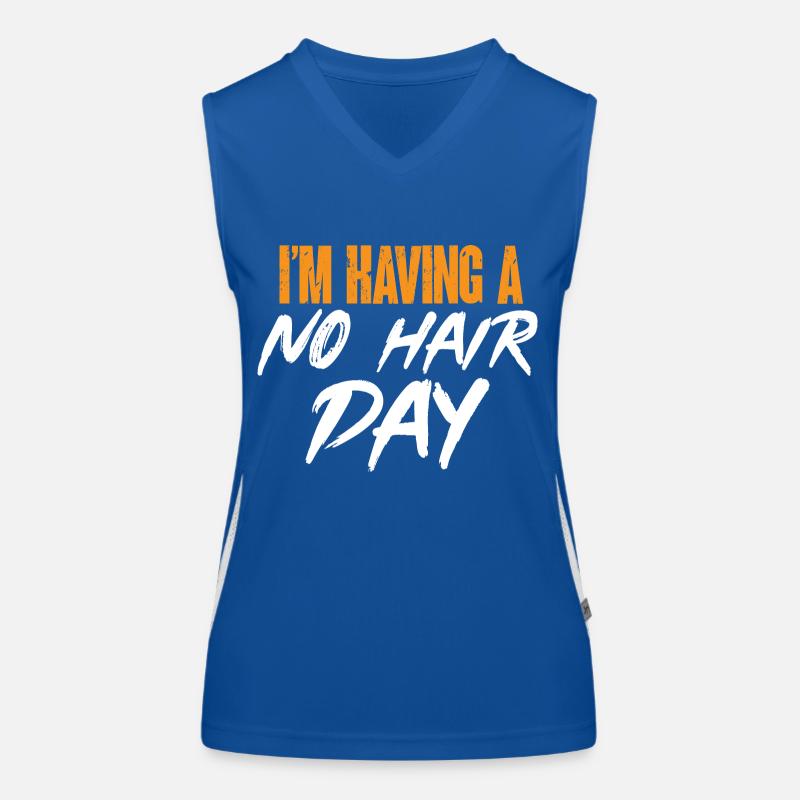 Bald Head Baldness Beard Bald Head Women's Functional Contrast Tank Top
