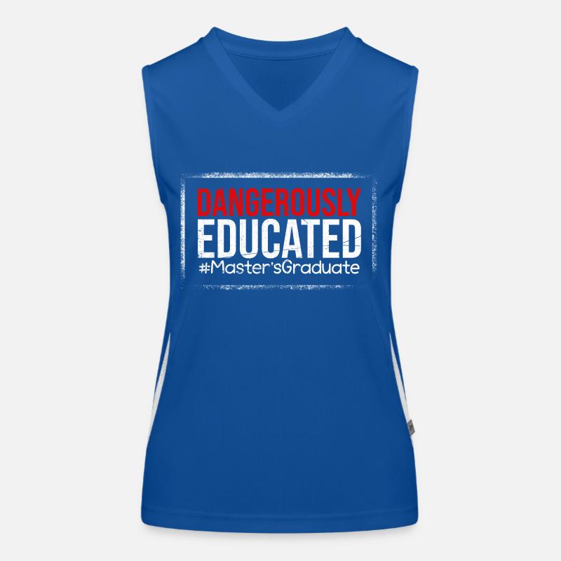 Master's Degree Studium Master Abschluss Funktionelles Kontrast-Tank Top für Frauen