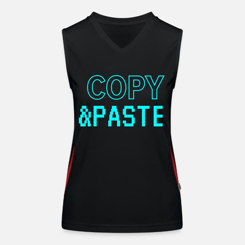 Copy & Paste Funktionelles Kontrast-Tank Top für Frauen