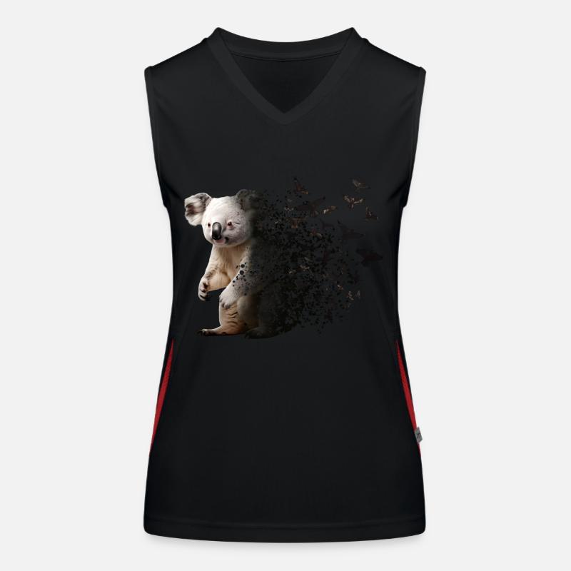 Koala Funktionelles Kontrast-Tank Top für Frauen