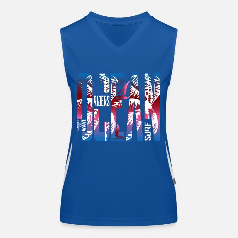 Summer Ocean Riders Funktionelles Kontrast-Tank Top für Frauen