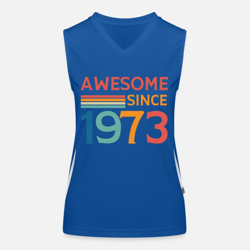 Großartig seit 1973 Funktionelles Kontrast-Tank Top für Frauen