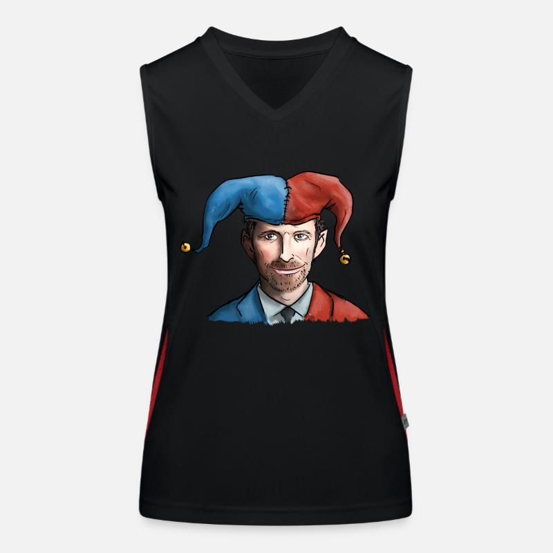 Narr Funktionelles Kontrast-Tank Top für Frauen