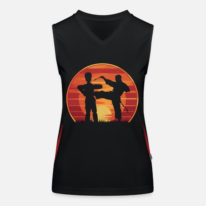 Wing Chun Kampfsport Geschenk Funktionelles Kontrast-Tank Top für Frauen