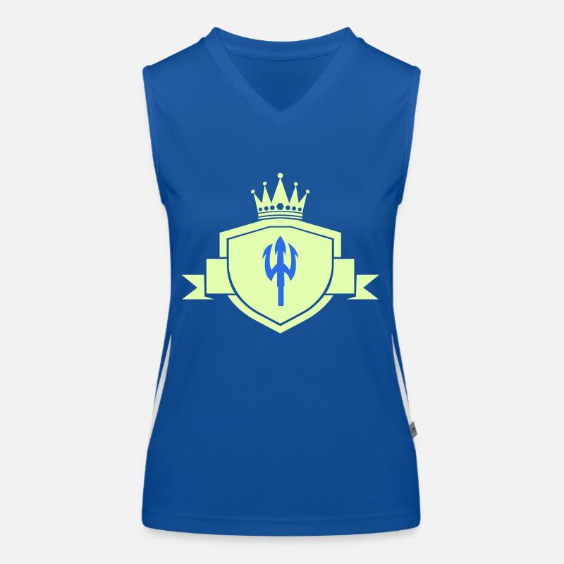 Armoiries du Trident Débardeur respirant contrasté Femme