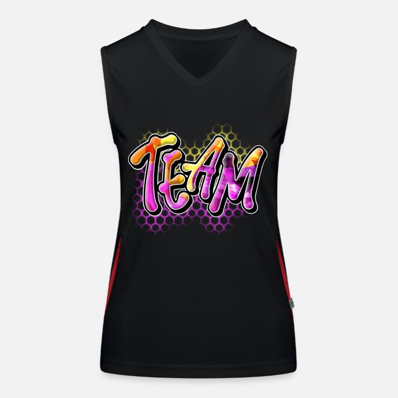 Team Funktionelles Kontrast-Tank Top für Frauen