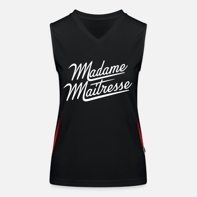 Madame maitresse Débardeur respirant contrasté Femme