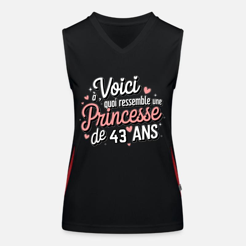 Princesse 43 Ans Débardeur respirant contrasté Femme