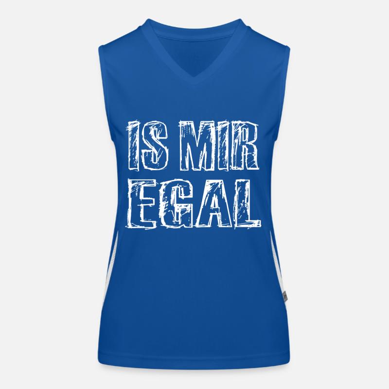 Is Mir Egal Funktionelles Kontrast-Tank Top für Frauen