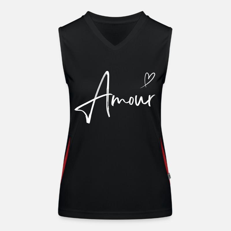 Amour Funktionelles Kontrast-Tank Top für Frauen