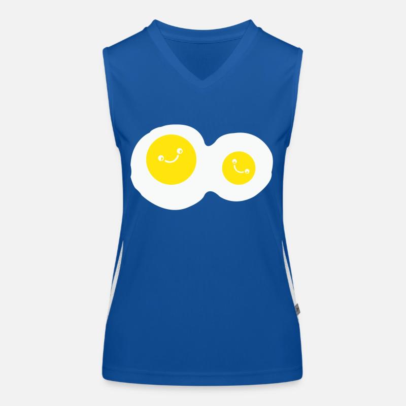 spiegeleier smile Funktionelles Kontrast-Tank Top für Frauen