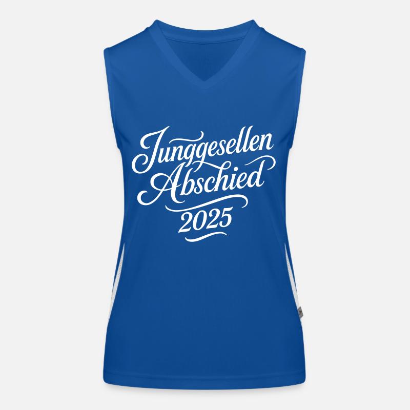 Junggesellenabschied 2025 Jga Funktionelles Kontrast-Tank Top für Frauen