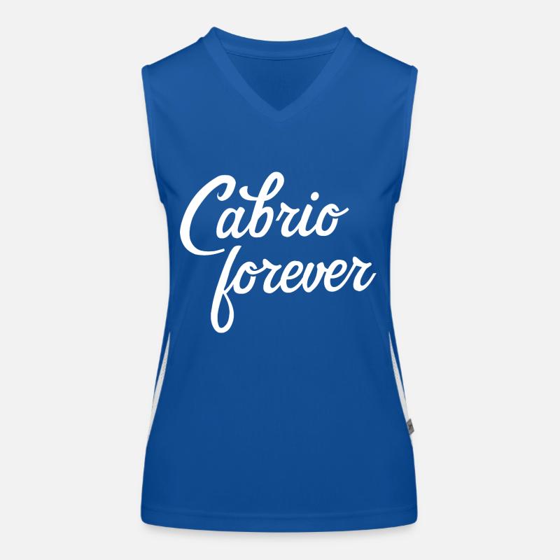Imprint convertible forever great saying cabriolet Women's Functional Contrast Tank Top